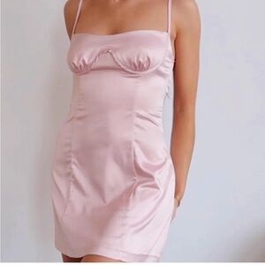 Beginning Boutique Pink Mini Dress